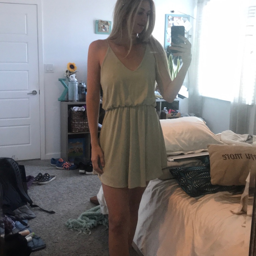 Simple green dress